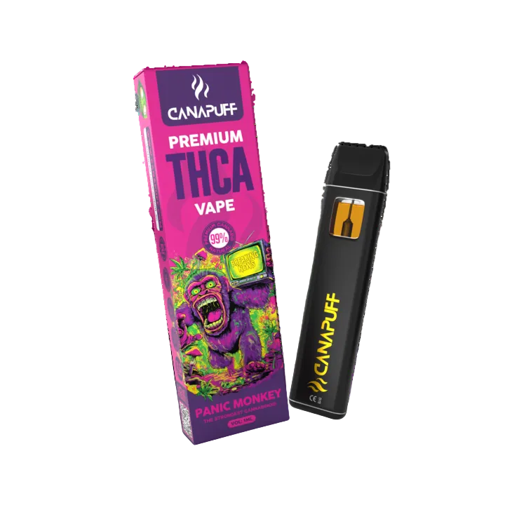 THCA Vape Panic Monkey 1ml High Energy THCA Vape Panic Monkey 1ml High Energy