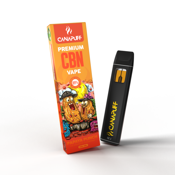 Papaya Punch 89% CBN - CanaPuff - Одноразове використання - 1 мл