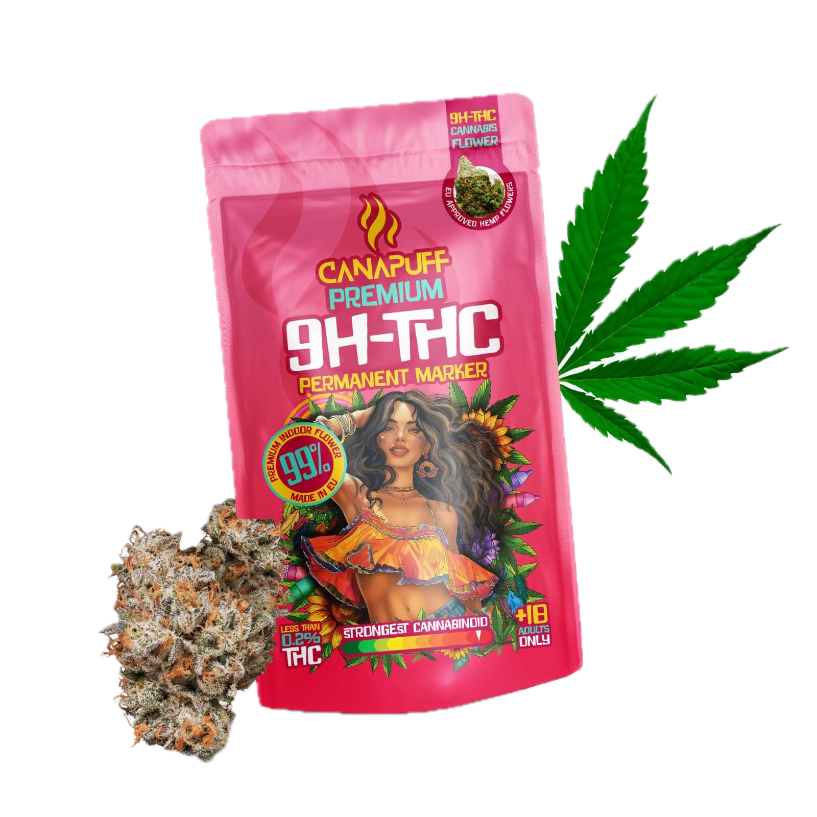 9H-THC Bloemen Permanent Marker 99%