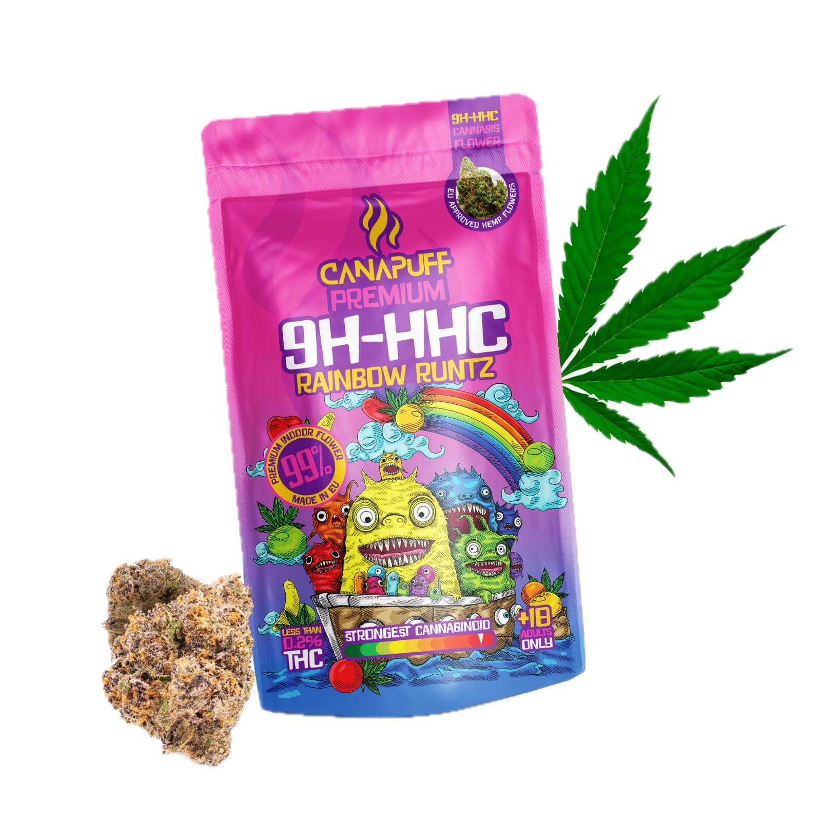 9H-HHC Bloemen Rainbow Runtz 99%