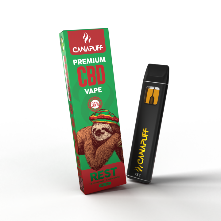 REST 95% CBD - CanaPuff - ОДНОРАЗОВИЙ - 1 мл