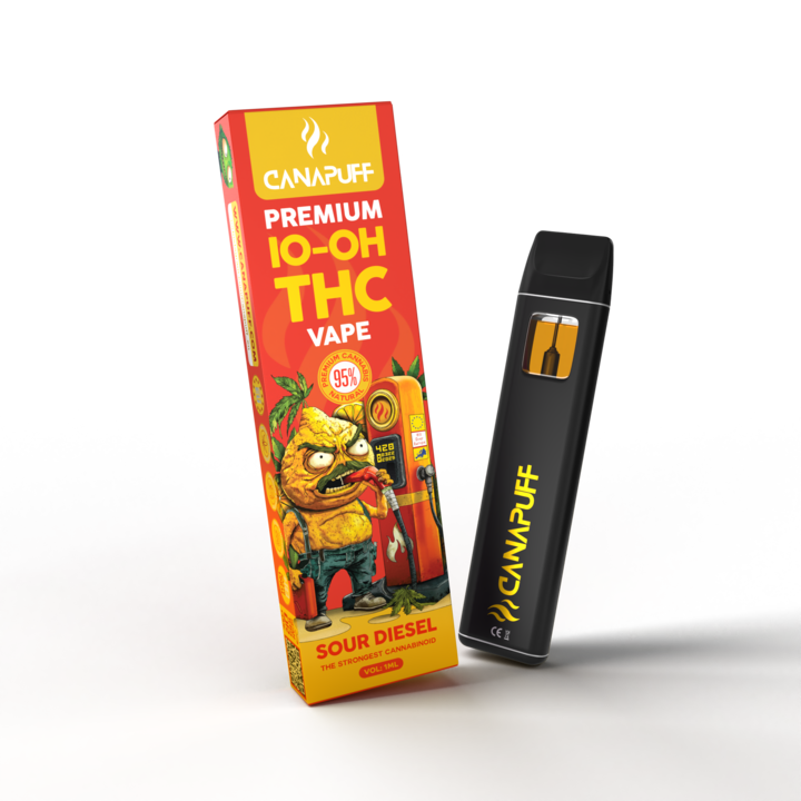 Sour Diesel 95% 10-OH-THC - Canapuff - O utilizare - 1ml