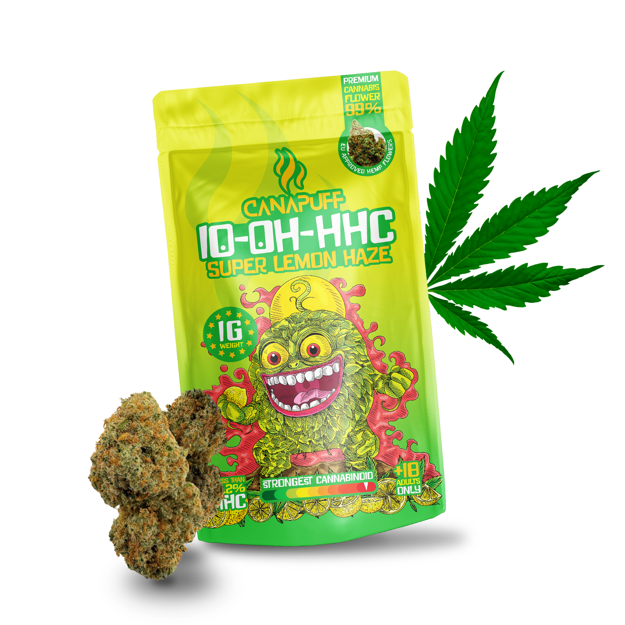 Canapuff - Super Lemon Haze 99% - 10-OH-HHC Fleurs