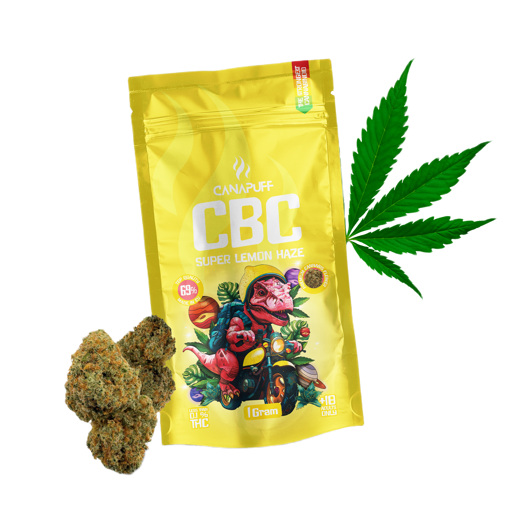 CBC Gėlės Super Lemon Haze 69%