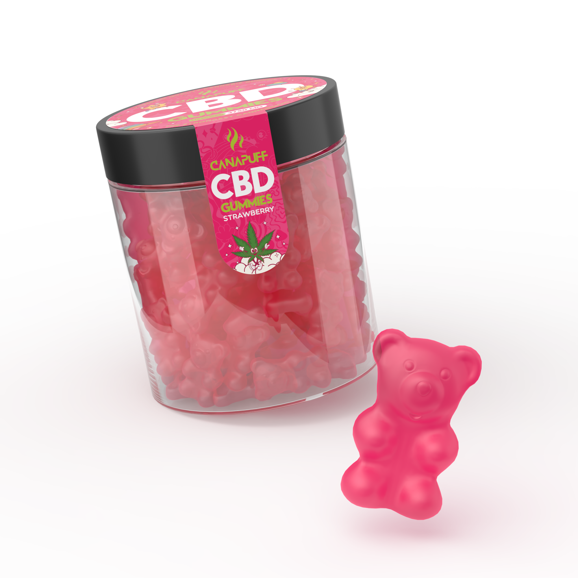 Canapuff - CBD Gummies - Φράουλα