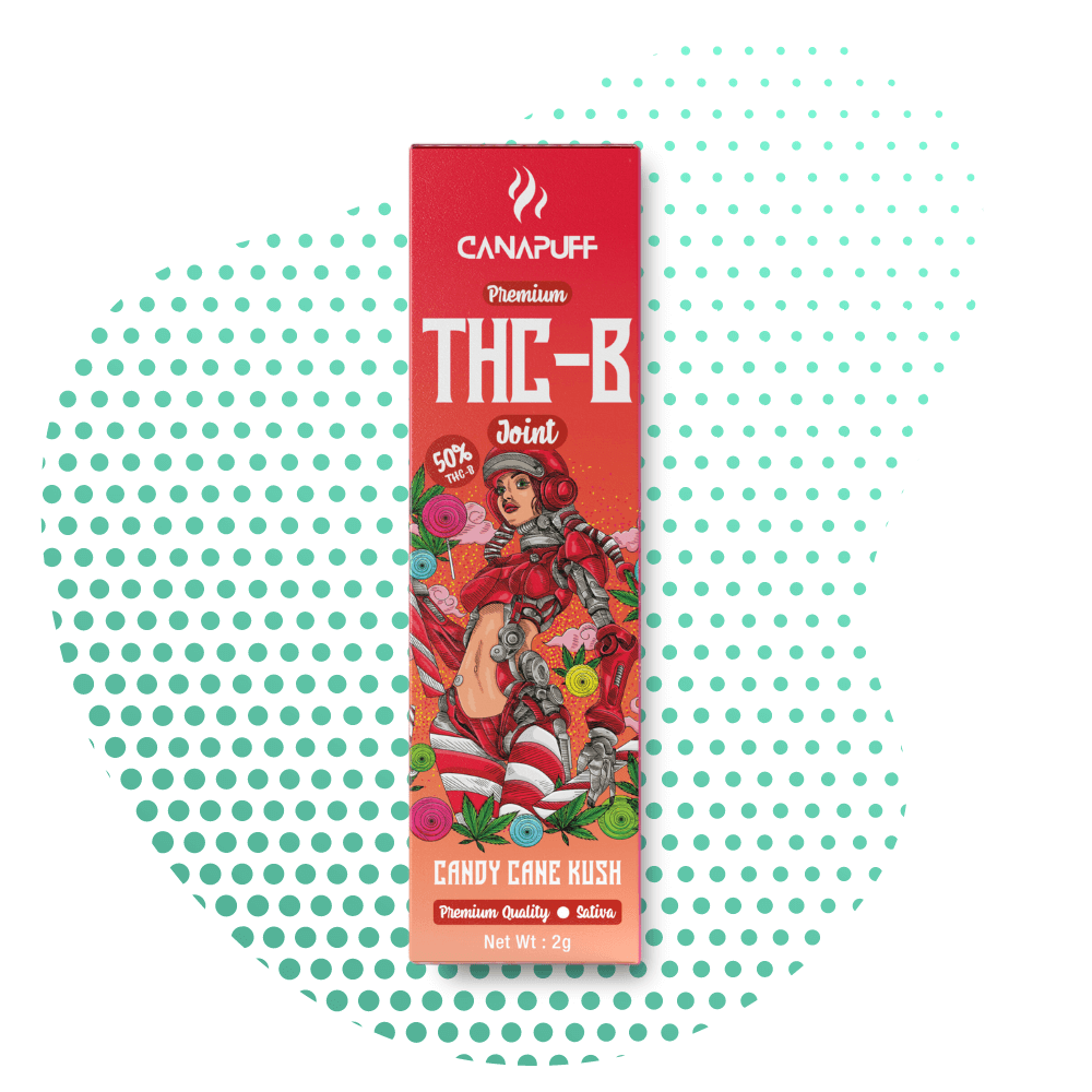 THC B Joint 50% Candy Cane Kush 2g