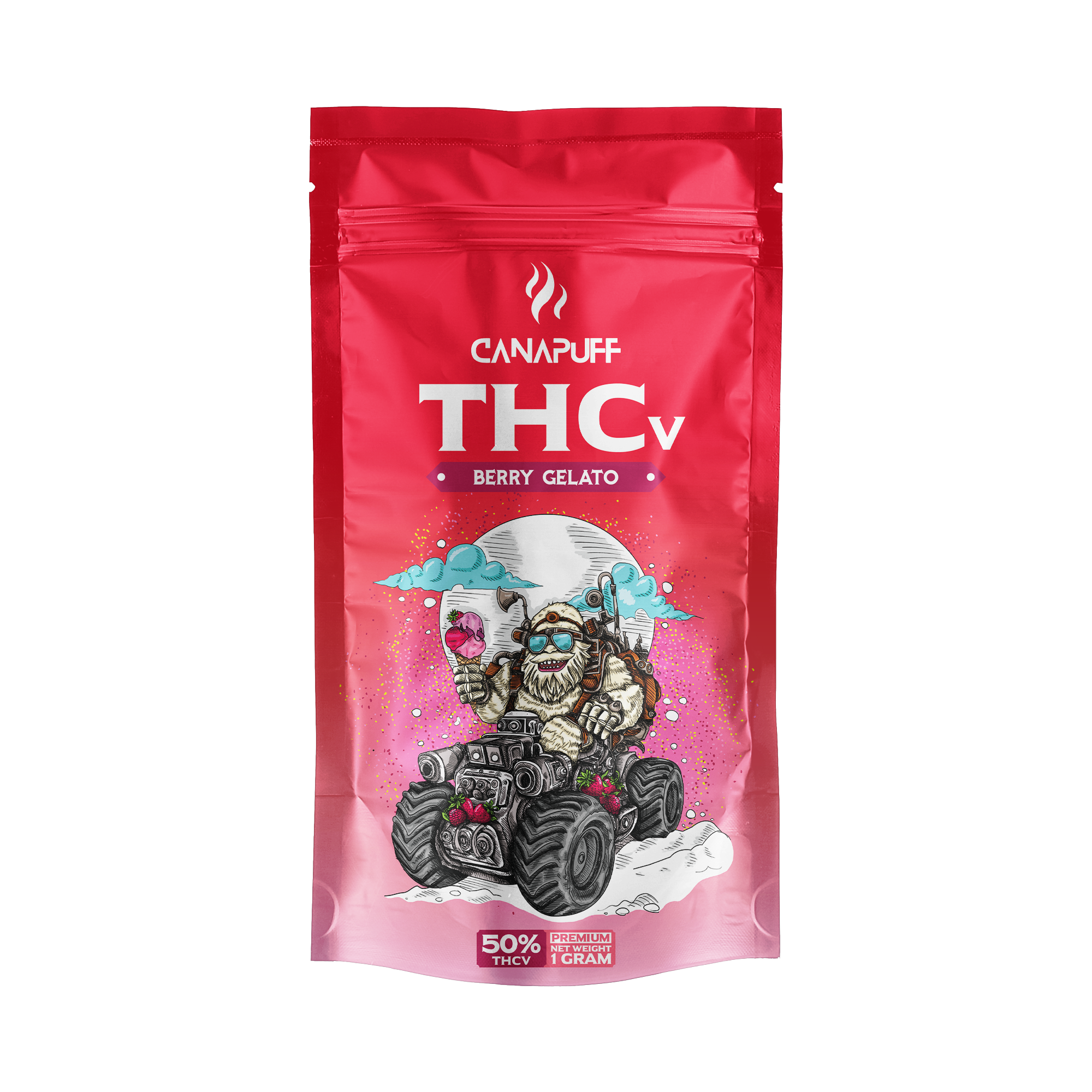 CanaPuff - BERRY GELATO 50% - THCv Květy