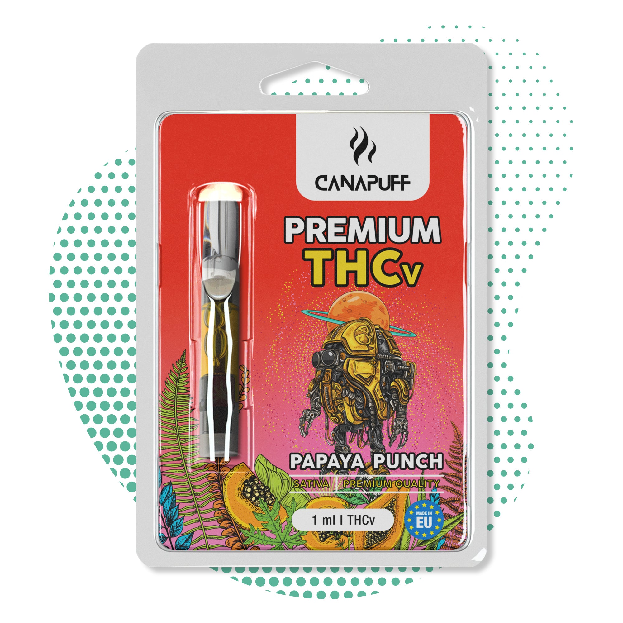 CanaPuff - Papaya Punch - THCv 79% - Cartuș