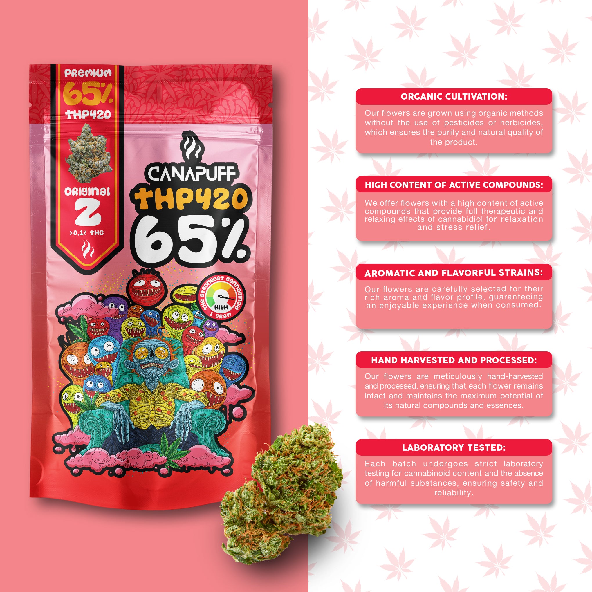 Canapuff - Original Z 65% - THP420 Flowers