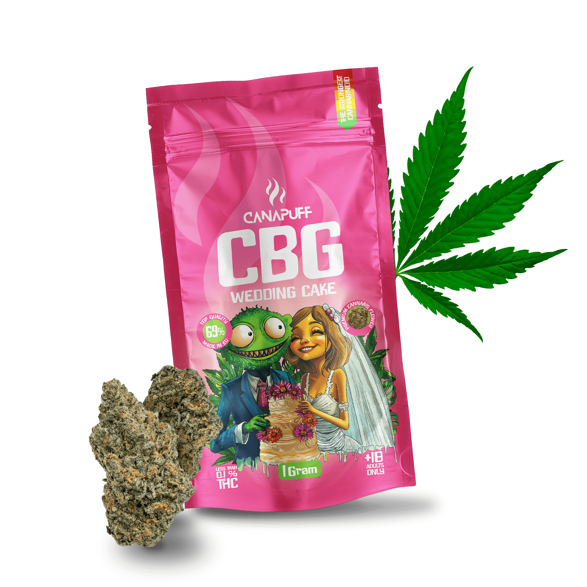 CBG Flowers Wedding Cake 69%