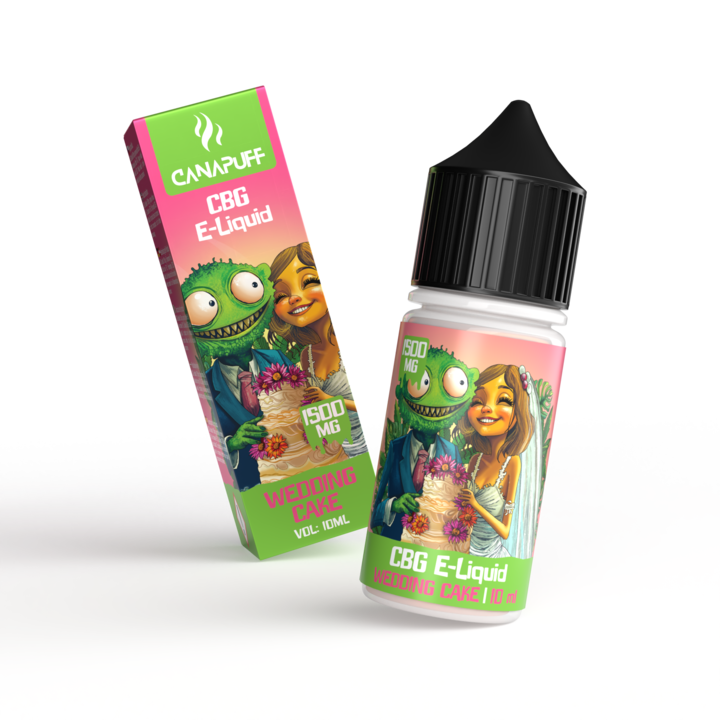 CBG Liquid 1500mg – Wedding Cake | Sweet Calm & Clarity