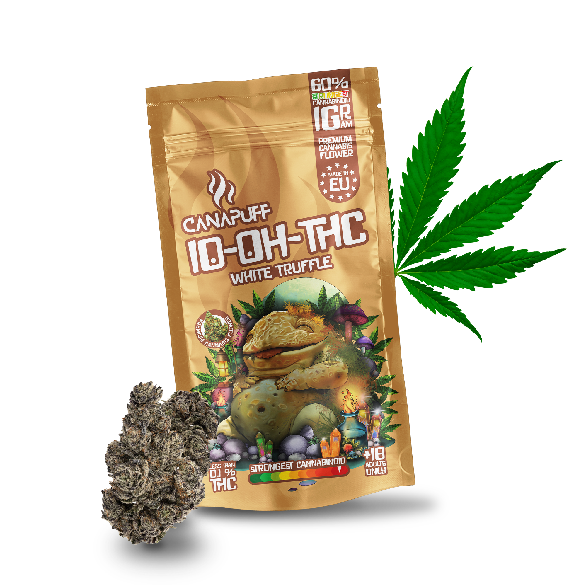 Canapuff - Tartufo Bianco 60% - Fiori 10-OH-THC